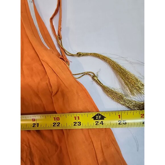 Raj Handmade Boho Cotton Skirt  Drawstring Waist With Tassel One Size‎ - Picture 8 of 12